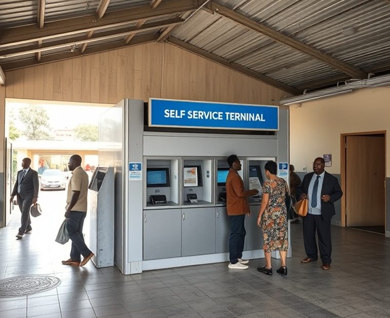 After — New terminal installed and running continuously.