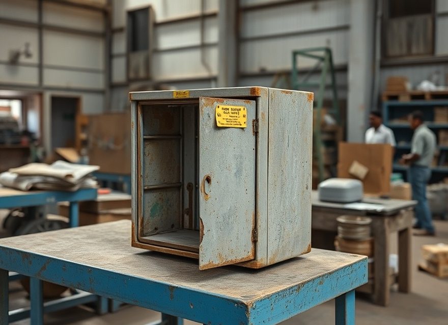 Before — Ageing machine with repeat faults, frequently out of service.